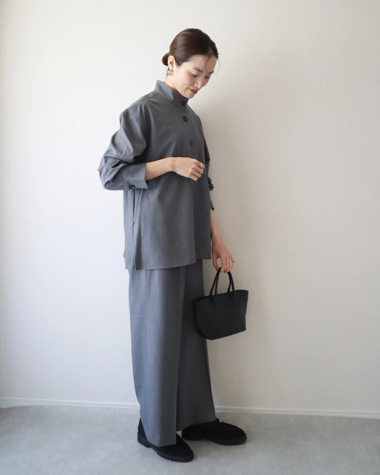 30代の私が着る！ほんのりモード感漂うセットアップでつくる【鑑賞コーデ】 #ファッション部_4