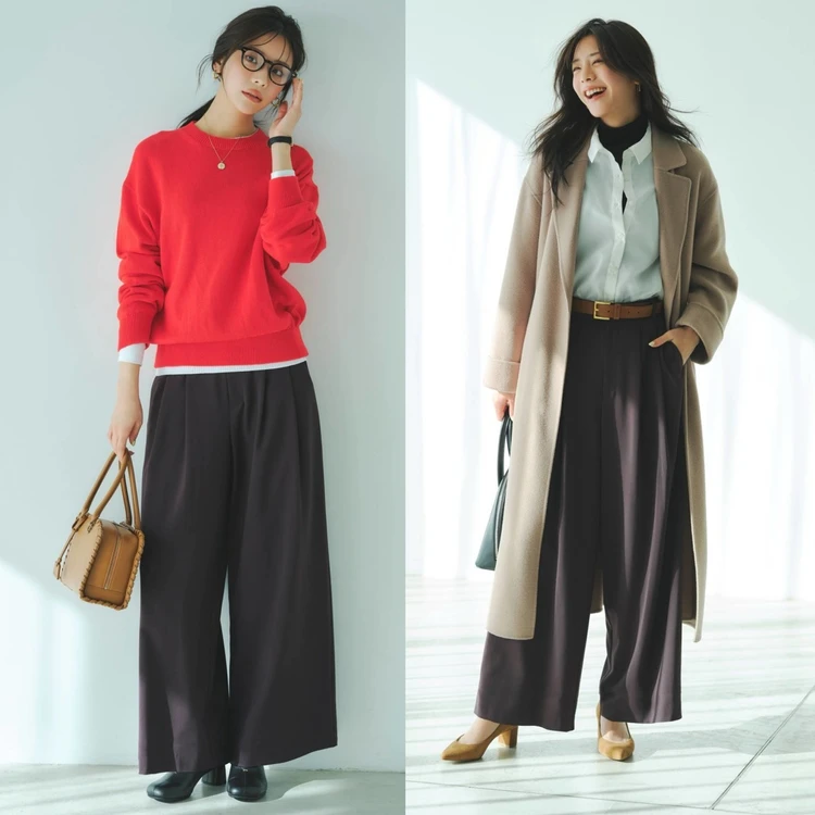 【優秀通勤ワードローブ・名品パンツ】第一印象が大事な外勤派とデスクワーク中心の内勤派の最適コーデをスタイリストが教えます！