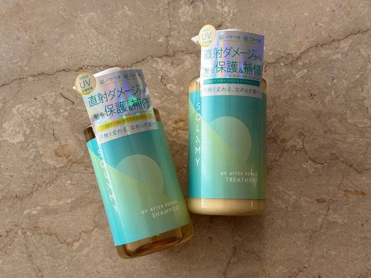 【髪の紫外線対策はシャンプーから】SOLAMYのシャンプー&トリートメントでUV対策_2
