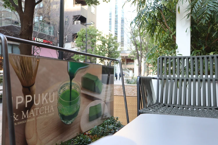 東京 日本橋 三越前 IPPUKU & MATCHA イップク アンド マッチャ プリン 抹茶 スイーツ テラス席 限定 メニュー