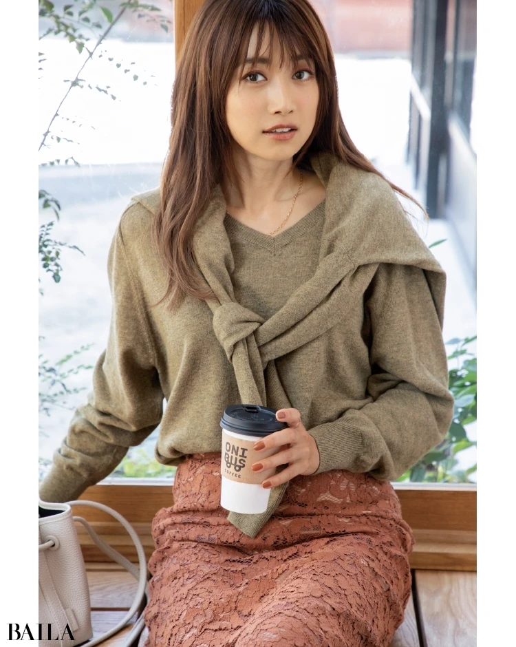 【進化系ニット部門】【1位】ルージュ・ヴィフの双子ニット ¥24000