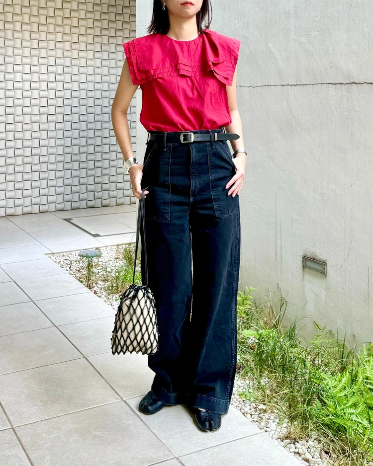 【upperhights】晩夏のデニム着回しコーデ3選【骨格ウェーブ】#ファッション部_4