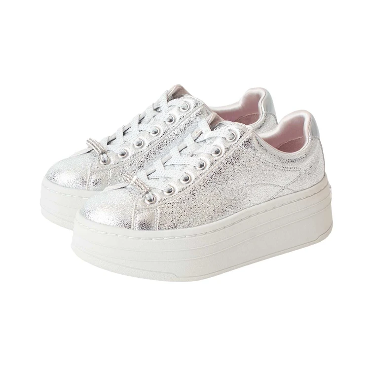 +diana(プラス ダイアナ) 厚底スニーカー シルバー