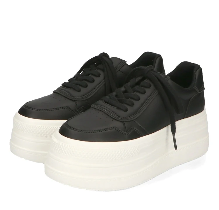 ORTR(オーアールティーアール) 厚底ローカットスニーカー ブラック