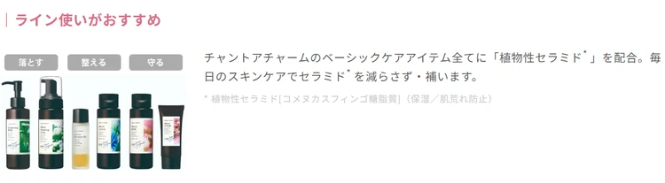 チャントアチャームのおすすめのライン使い