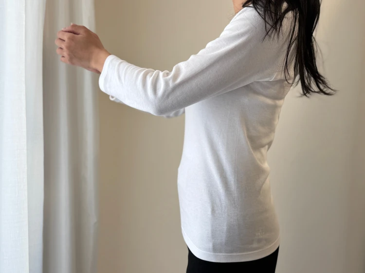 丈も長いのが嬉しいポイントを説明している写真