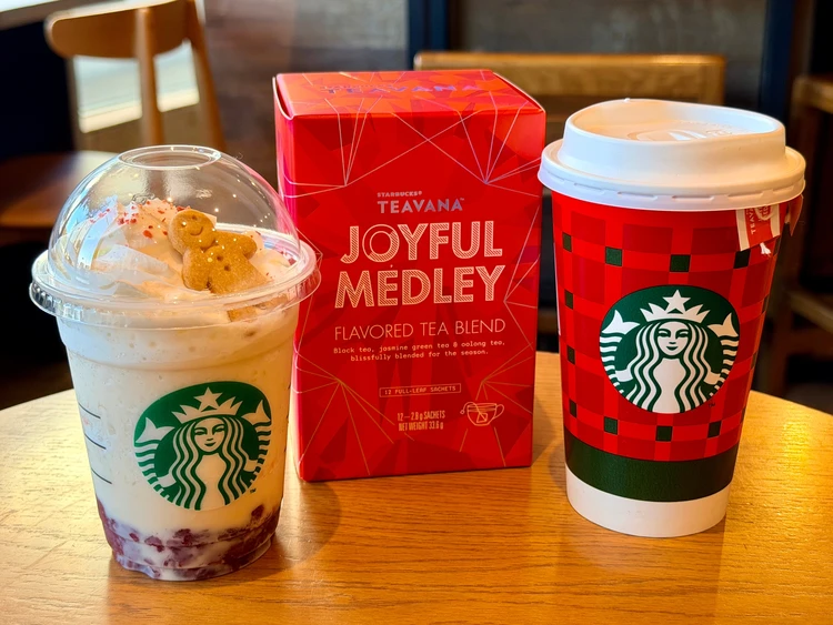 スタバ新作】ストロベリームース&ジョイフルメドレーティーラテ最速