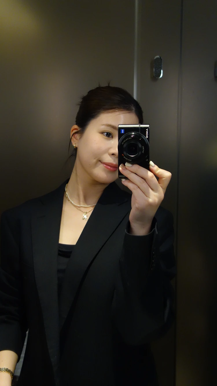 韓国・江南(カンナム)で夜15℃に合わせた、ディナーコーディネイト