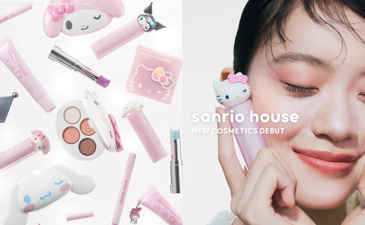 【sanrio house（サンリオハウス）】ハローキティやクロミとメイクを楽しむ♡大人もときめく初のコスメティックスライン誕生