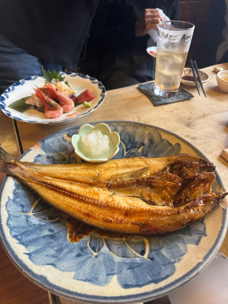 ホッケの干物焼き