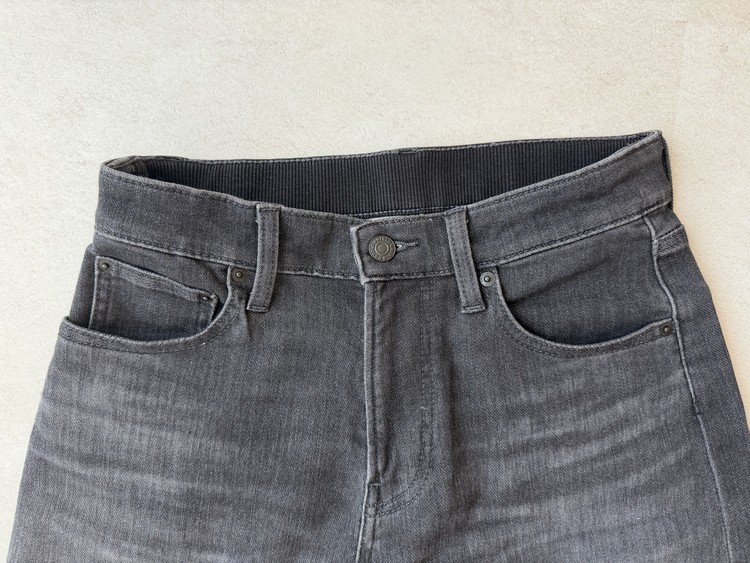 【UNIQLO】EZYワイドストレートジーンズ　GRAY