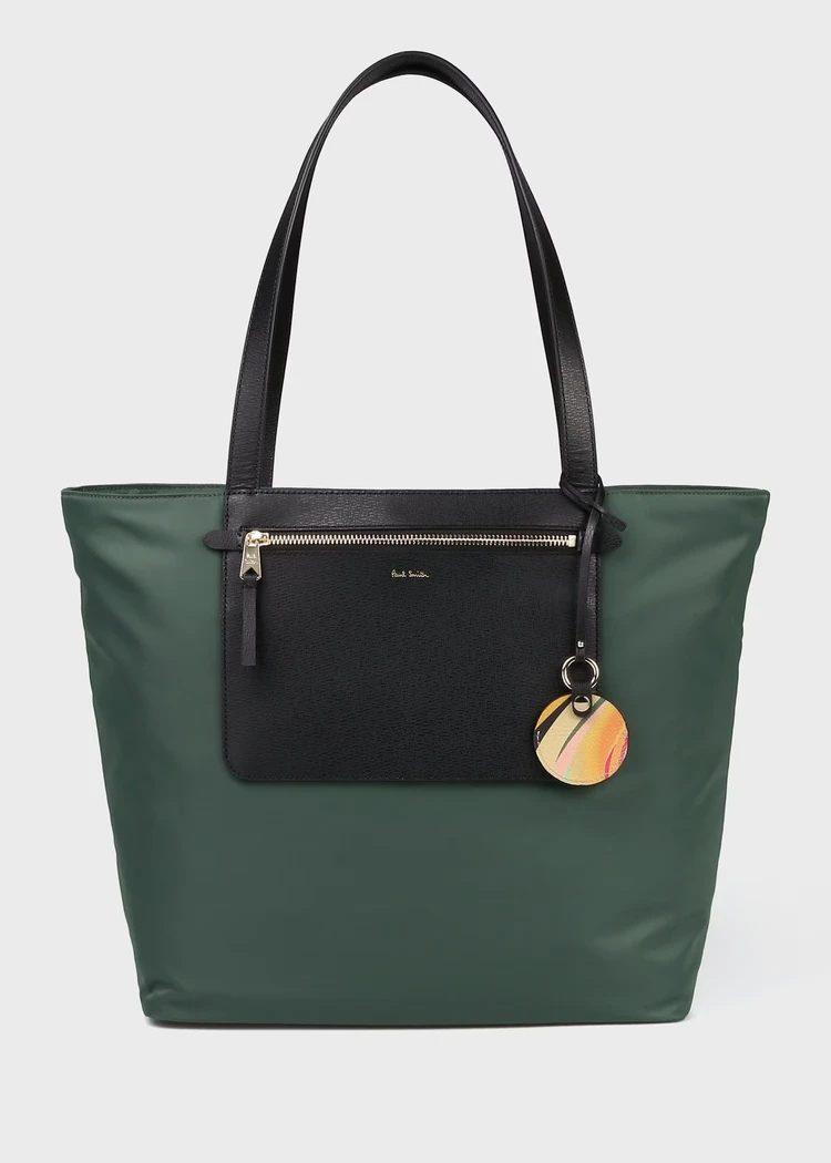 ポール・スミス　モダンナイロン トートバッグ　グリーン