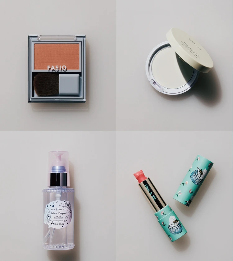 【UVコスメ4選】パウダー、チーク、リップ... メイクしながら紫外線ガード！