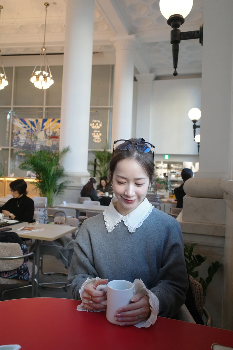 【UNIQLO : C】正直、週3で着てます。スムースコットンクルーネックセーター_5_2