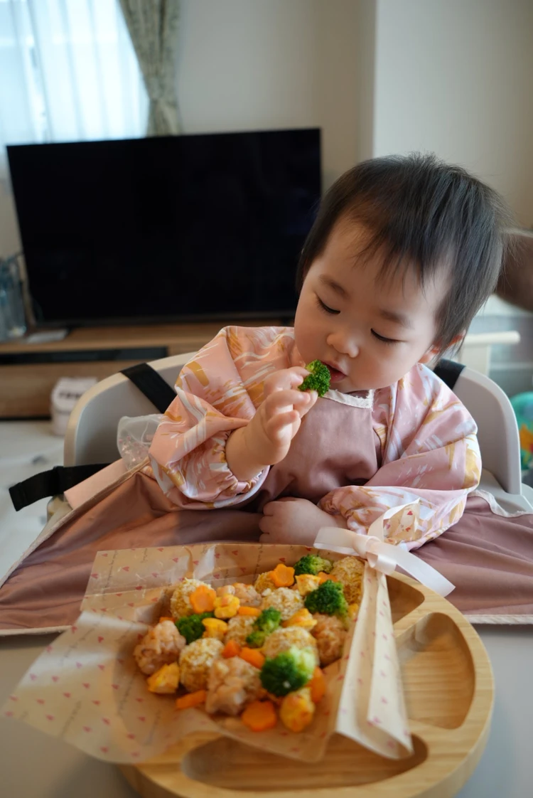 1歳女の子バースデーお家でお祝い【お祝いプレート、スマッシュケーキ】_4_3