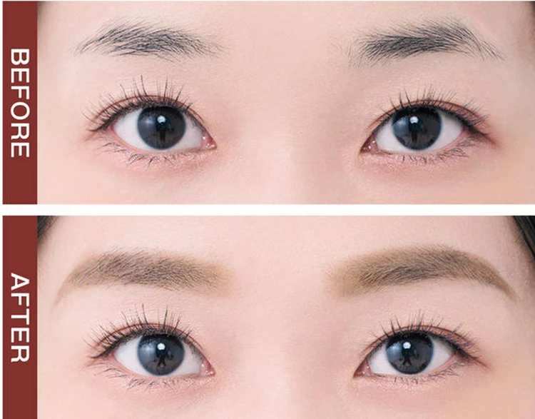 バランスが難しい離れ眉は、ぼかし技で眉間を短縮！【お悩み別・働く大人の正解眉の作り方】