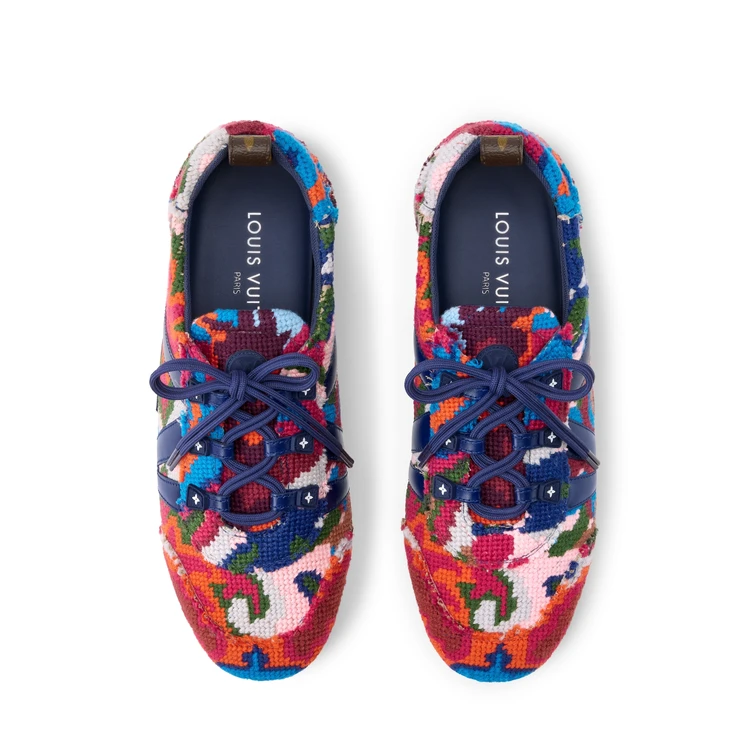 ルイ・ヴィトン 「LV スニーカリーナ」新作 赤系 正面