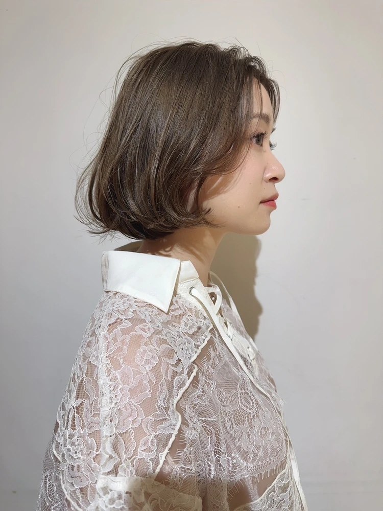 30代ー40代髪型・ボブのサイド