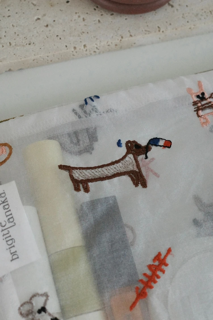 愛犬家にはたまらない♡BRIGITTE TANAKAのわんちゃん刺繍アイテム_5