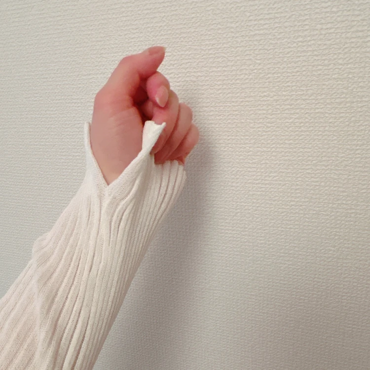 GU「シアーリブカーディガン」