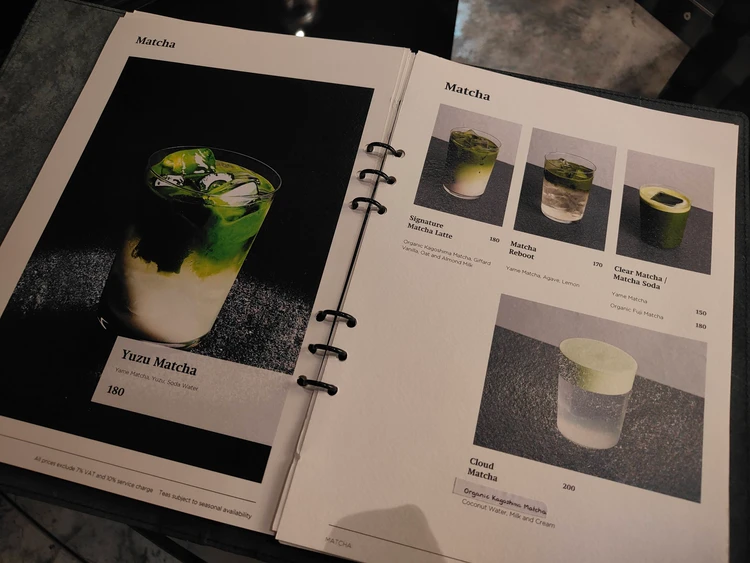 AVANTCHA Tea & Cocktail Bar　メニュー