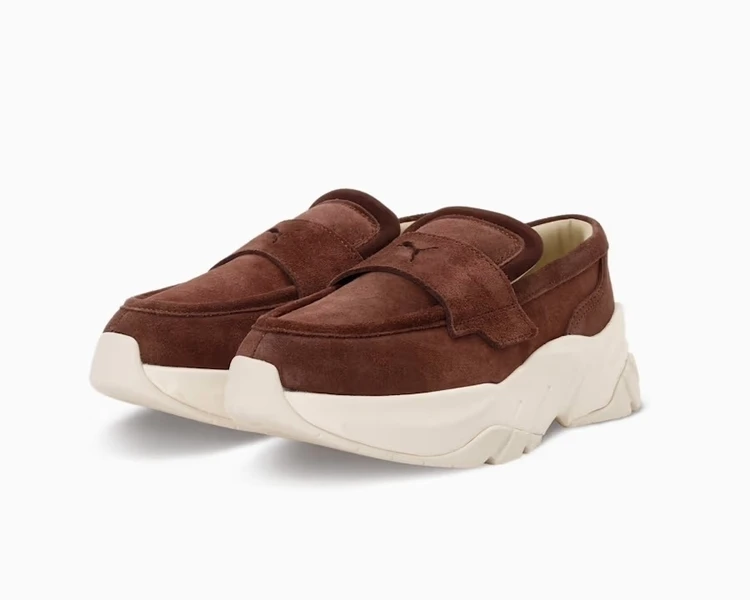 プーマ　ローファースニーカー　Chestnut Brown-Warm White