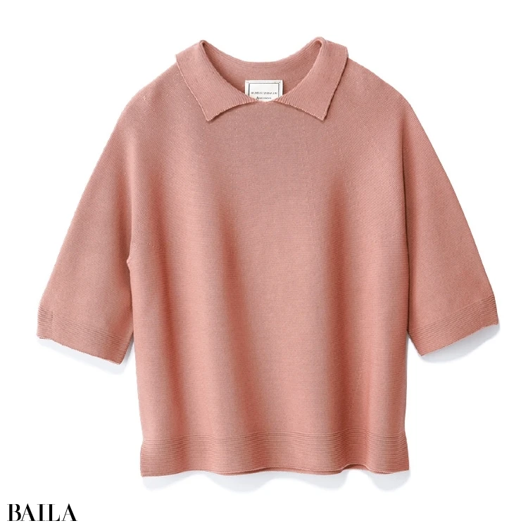 【進化系ニット部門】【2位】ヒューマンウーマンの襟つきニット ¥15500