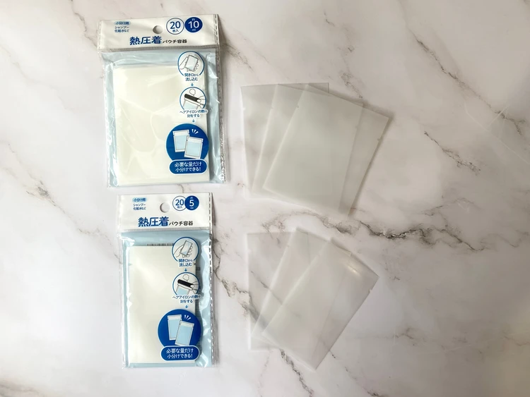 熱圧着パウチ容器が写った写真