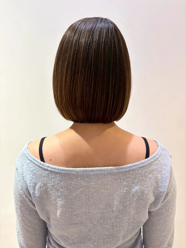 30代髪型・ボブのバック