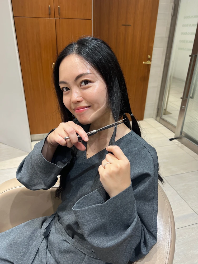 人生初のヘアドネーション！ロングからばっさりボブに♡_2_1