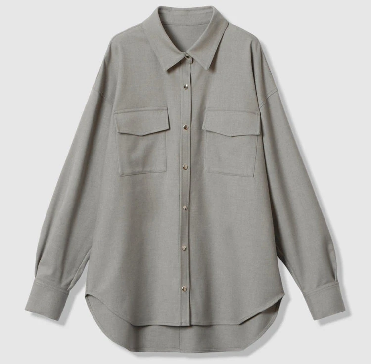 アルアバイル サキソニーCPOシャツ グレー