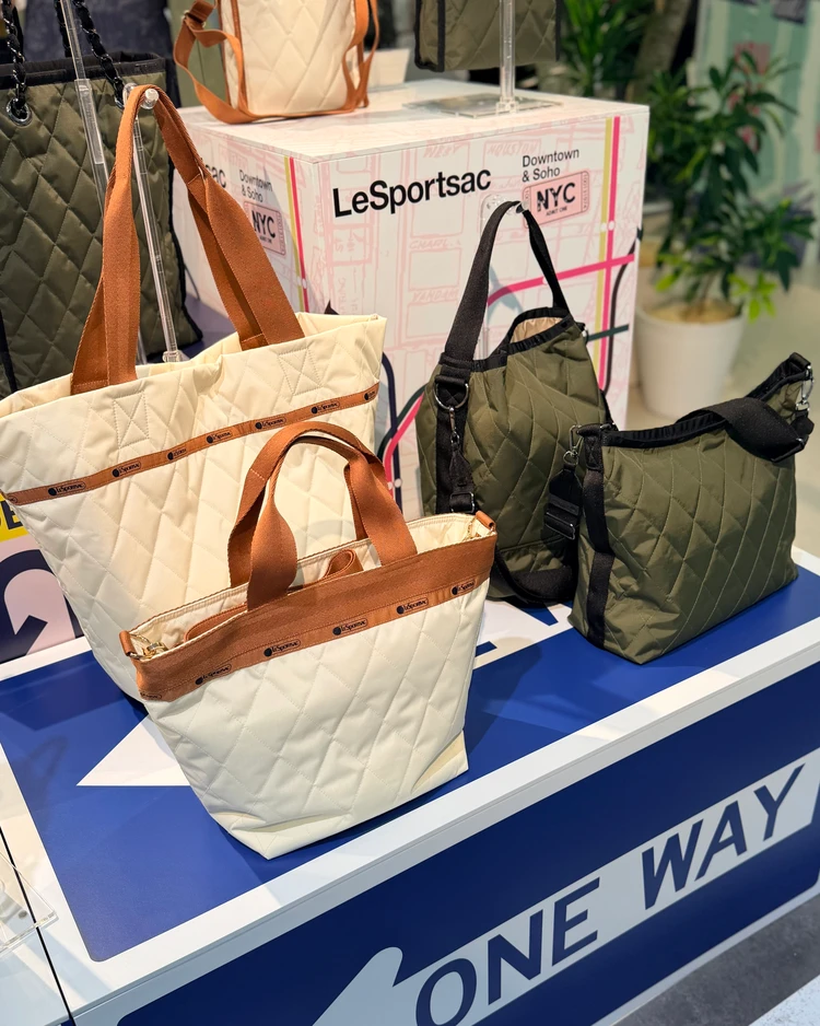 レスポートサック　新作　展示会　ナイロンバッグ　機能性