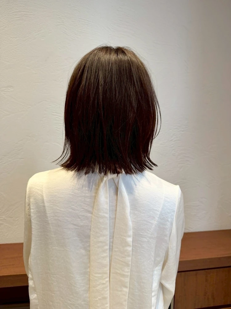 30代髪型・ボブのバック