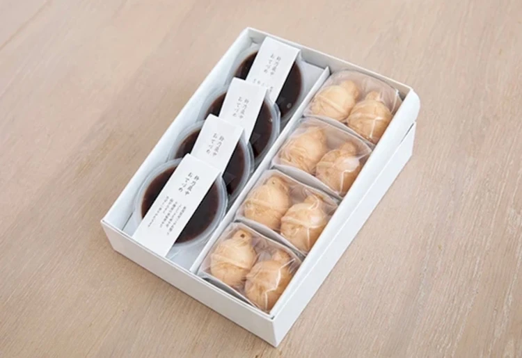 鈴懸　手土産　鈴乃最中おてづめ　手作り最中