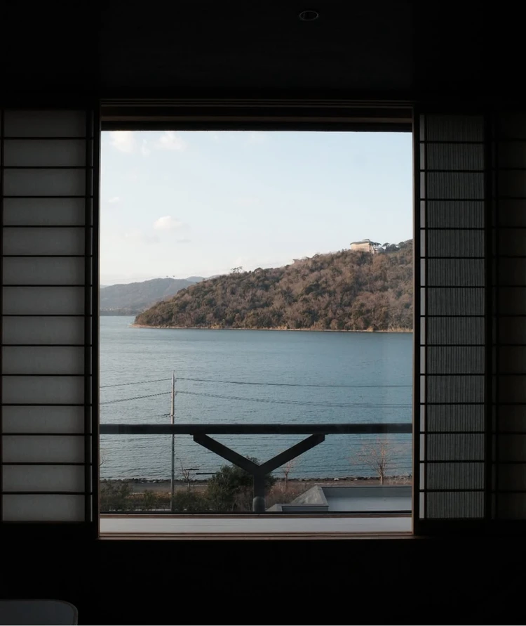 界 遠州のお部屋から撮影した風景