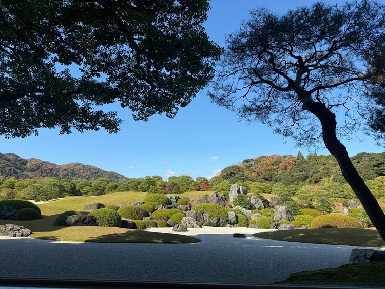 島根美術館　絶景　日本庭園　紅葉　