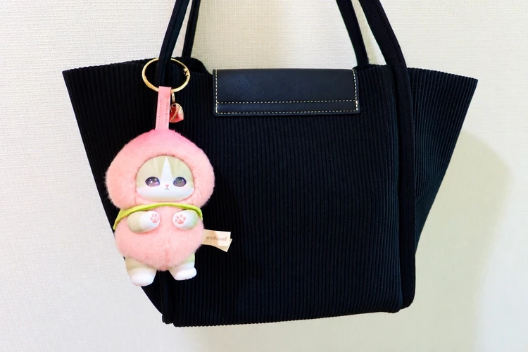 mofusandキラメッコ フルーツにゃんをバックにつけてみた