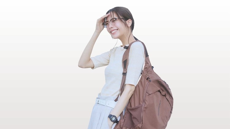 【通勤リュックコーデ】きれいめに持てる洒落感リュックがオンスタイルにマッチ【BAILA今日のコーデ】