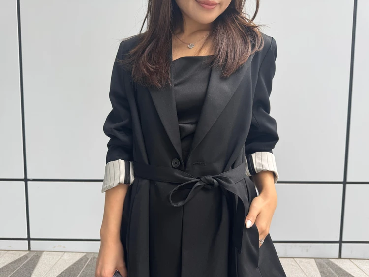 【STUDIOUS】4WAYで着回す！Dessin de modeの名品ジャケットでつくる秋のオールブラックコーデ♥_3_1