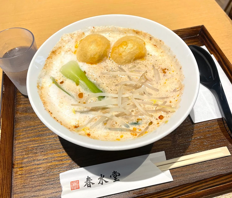 トッピングも選べる春水堂の「「麻辣湯麺」