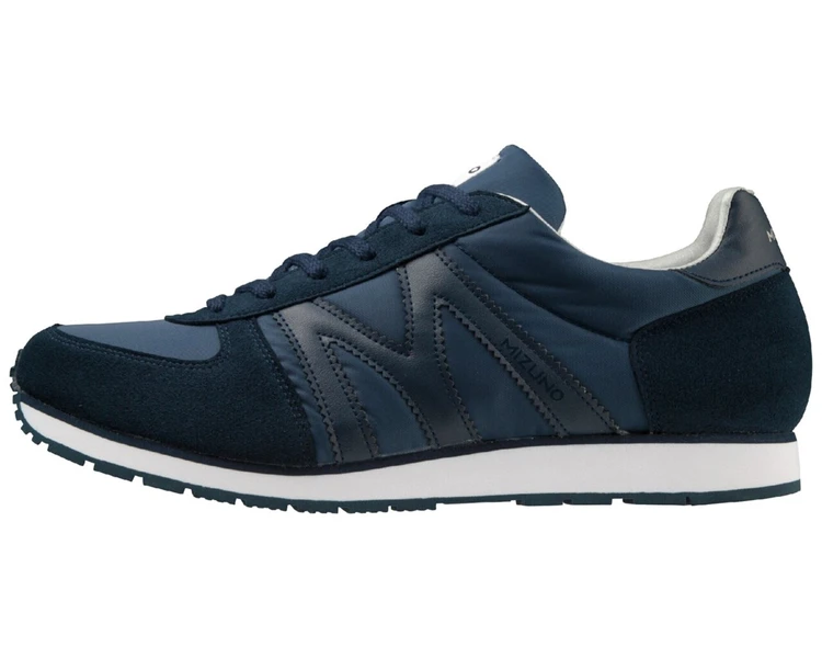 ミズノ　薄底スニーカー　ネイビー