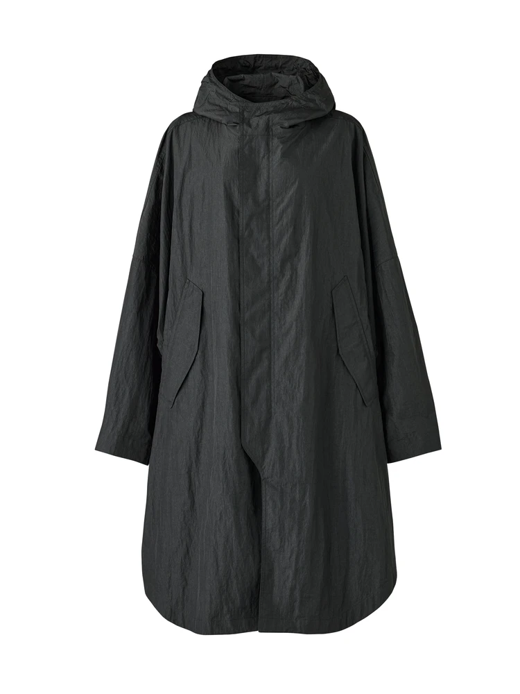 ユニクロ ユー　フーデッドロングコート￥9990