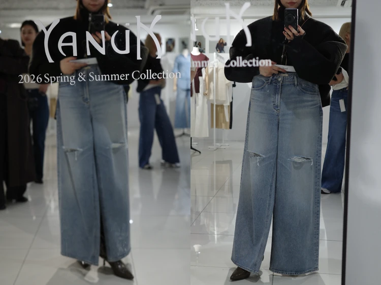 YANUK(ヤヌーク) 2026SS展示会レポ|脚長効果抜群の本命デニム_10