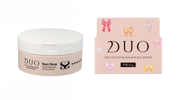【DUO】人気クレンジングバームがSWEET STEADYとコラボ。“かわいい”を底上げする特別セット