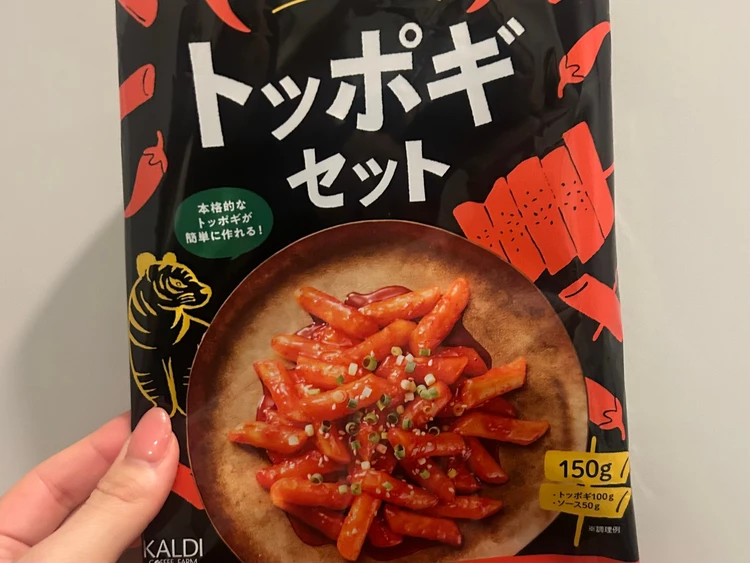 カルディで購入した「トッポギセット」。