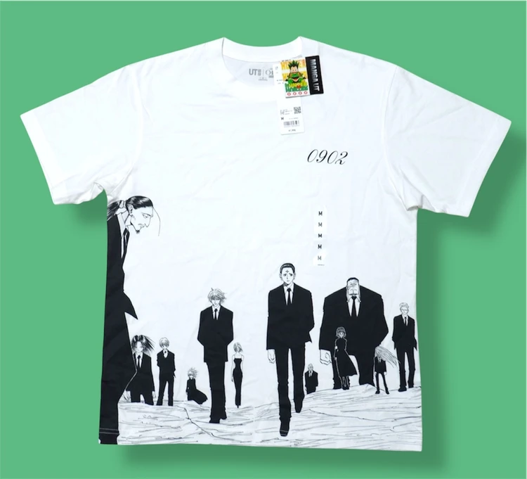 ユニクロHUNTER×HUNTERのTシャツの写真