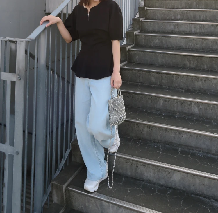 UNIQLOのバギーカーブジーンズで“こなれ見え”が叶う♡_2