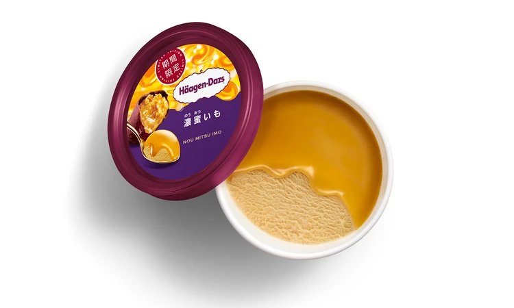 【ハーゲンダッツ】蜜芋の濃密な甘さを“蜜ごと”味わうミニカップ『濃蜜いも』&キャラメルの魅力を詰め込んだアソートボックス『キャラメルパーティー』が期間限定で登場