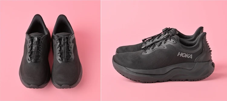 ふわっと軽い履き心地！ 「HOKA（ホカ）」の「アラヒ SR」で通勤を快適に【きれいめ服に似合う黒スニーカー】