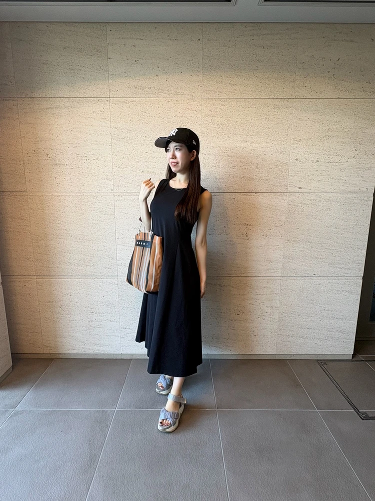 【UNIQLO】1,990円!夏の着痩せエアリズムワンピースが万能すぎる◎_4